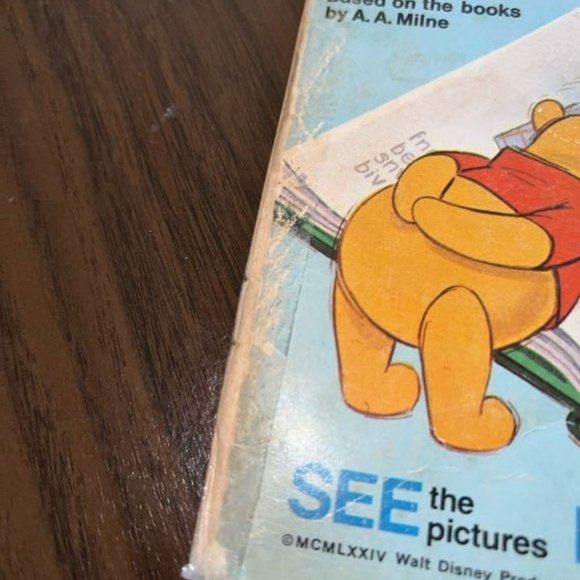 Vintage Walt Disney Winnie the Pooh and Tigger Too Book & Record - Picture 6 of 8